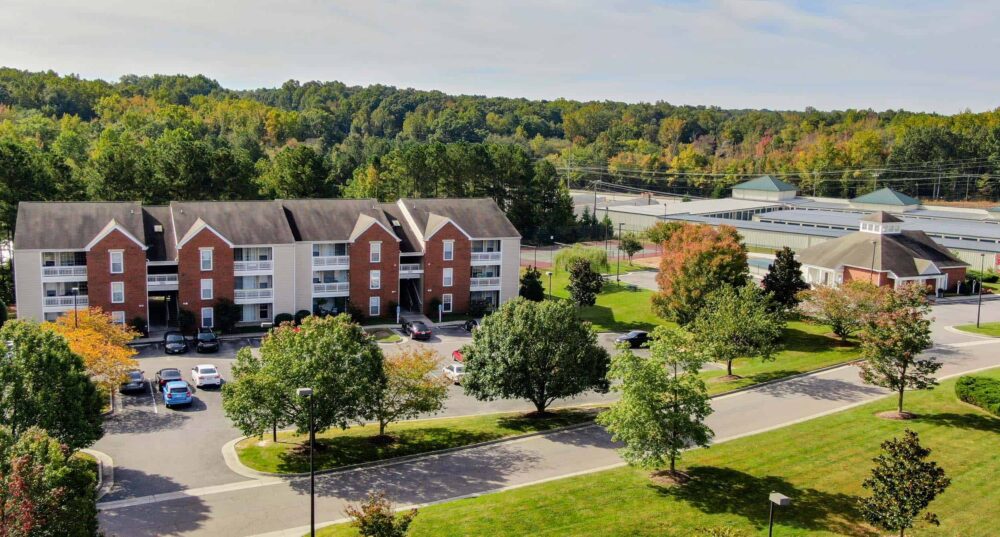 Bailey's Ridge Apartments aerial view