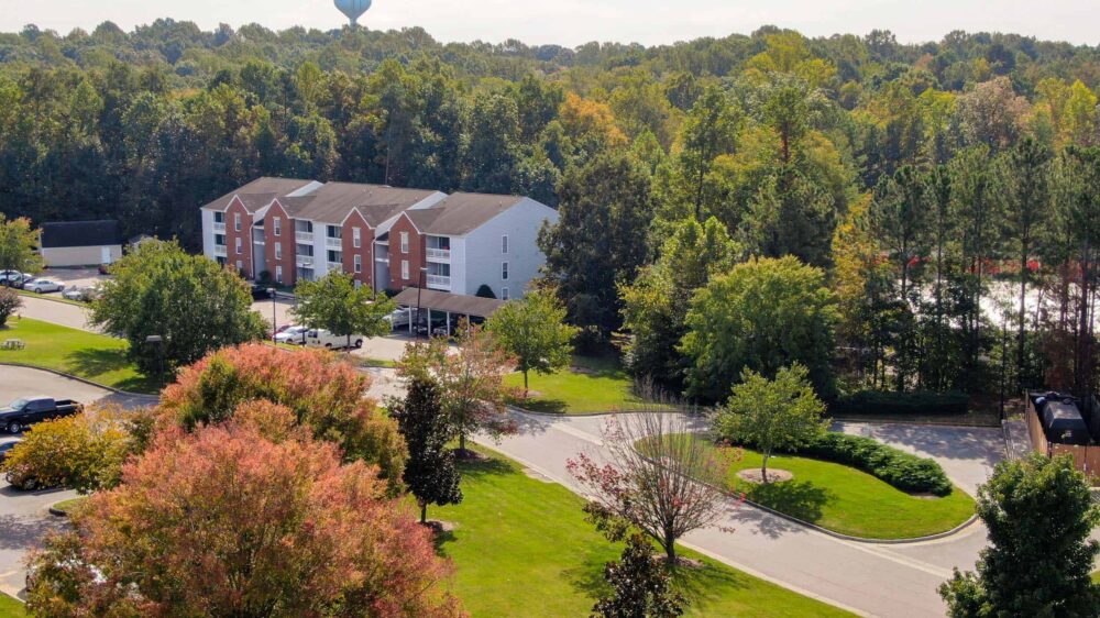 Bailey's Ridge Apartments aerial view